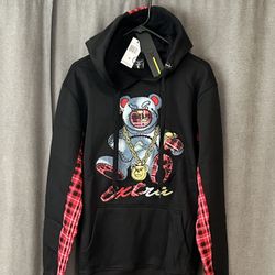 Brand New Screenshot Sweater With Hoodie Size Medium 