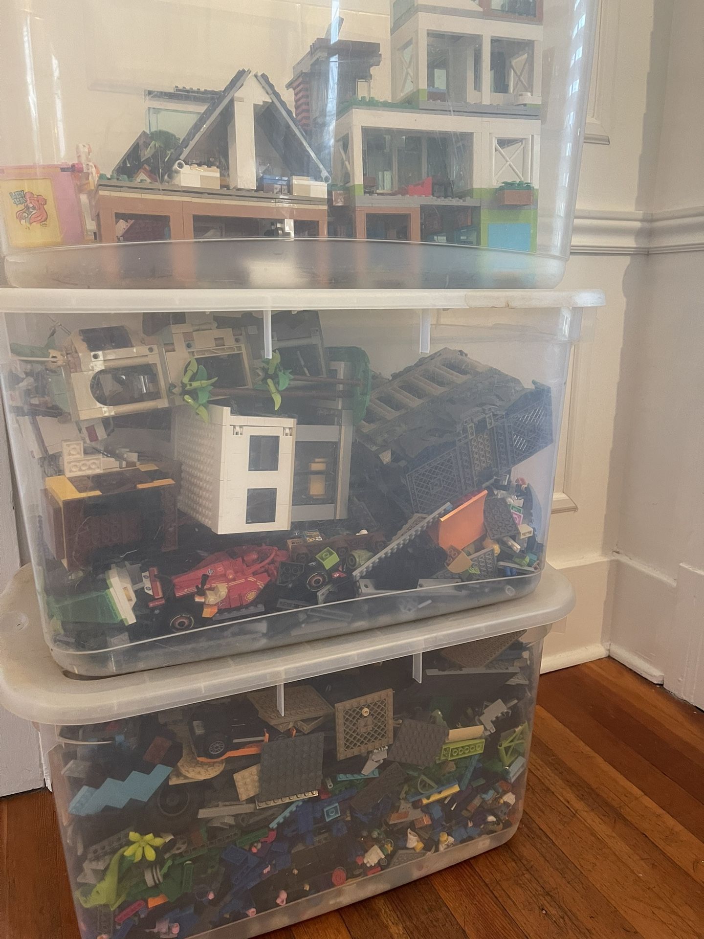 3 Large Boxes Of Lego