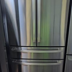 New Refrigerator 36" 4 Door, French Door, General Electric  Stainles Steel 