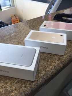 Iphone 7 / plus / rose / silver / black 32gb / 128gb /256gb