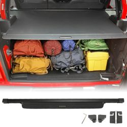 Retractable Cargo Cover Compatible with Jeep Wrangler JL JLU 4Door Hard TOP ONLY 2018-2023