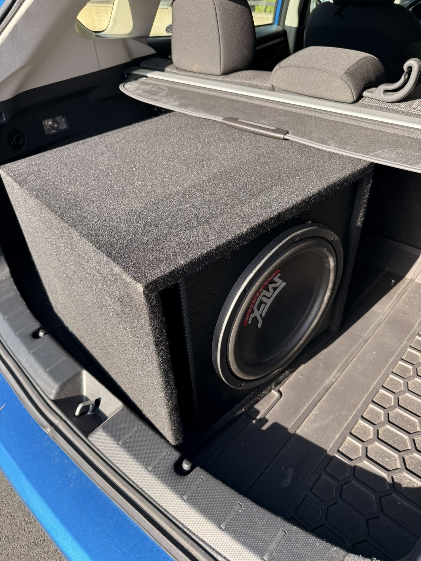 12 Inch Insulated Sub Box With MTX Sub & Amp