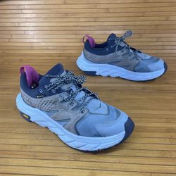 HOKA ONE ONE Anacapa Vibram GTX Low Sneakers Hiking Shoes Women's Blue SIZE 9B. *inv#C*