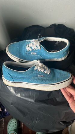 Blue low top VAN BRAND SIZE 8.5 men 10 WM