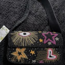 Viral Beaded Purse , America & Beyond , New Black Bag (louis vuitton , gucci, saint laurent, Christian Dior)