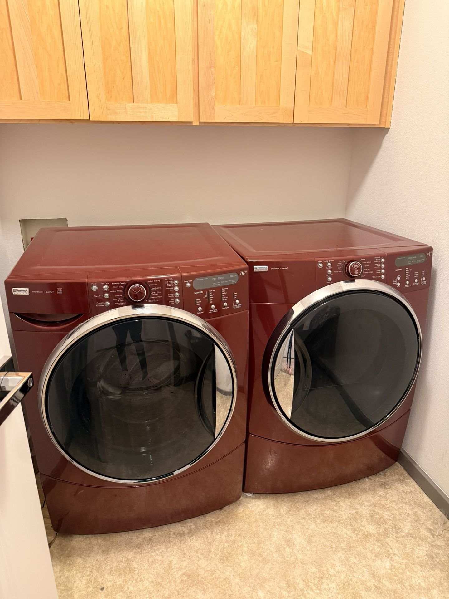 Kenmore Elite Washer & Dryer Set – $280 (Tacoma)