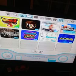 Nintendo Wii Loaded With 1000+Retro Games An Couple Wii GameCube Games To 
