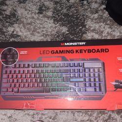 monster led gaming keyboard