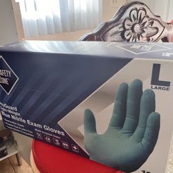 Pro guard Light Weight Blue Nitrile Exam Gloves