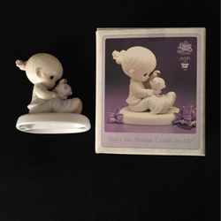 Precious Moments Porcelain Figurine “You Can Always Count On Me”