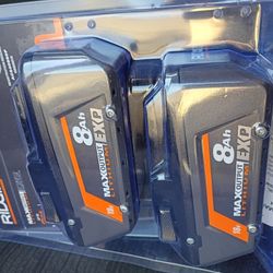 Ridgid Power Tool Battery  18v 8ah