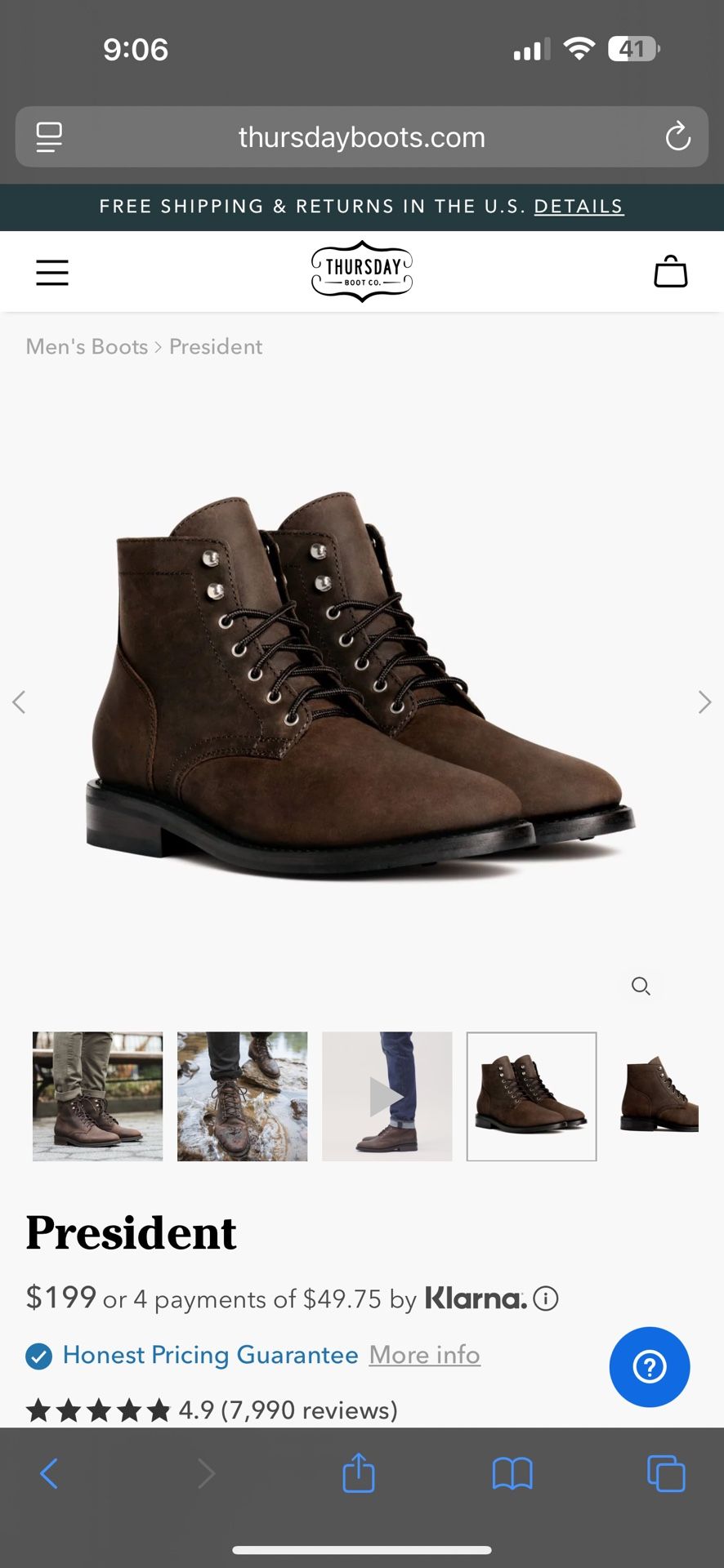 Thursday Boots