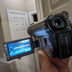 Sony Camcorder With Accessories And Blank Discs