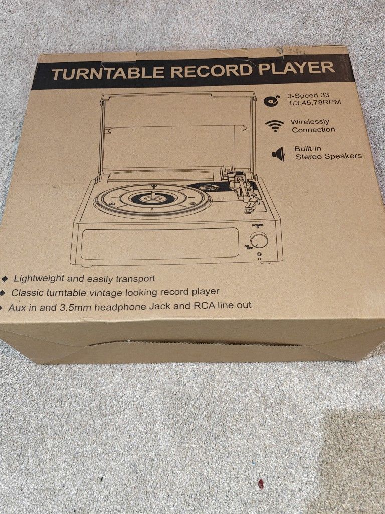 Turntable Record Player