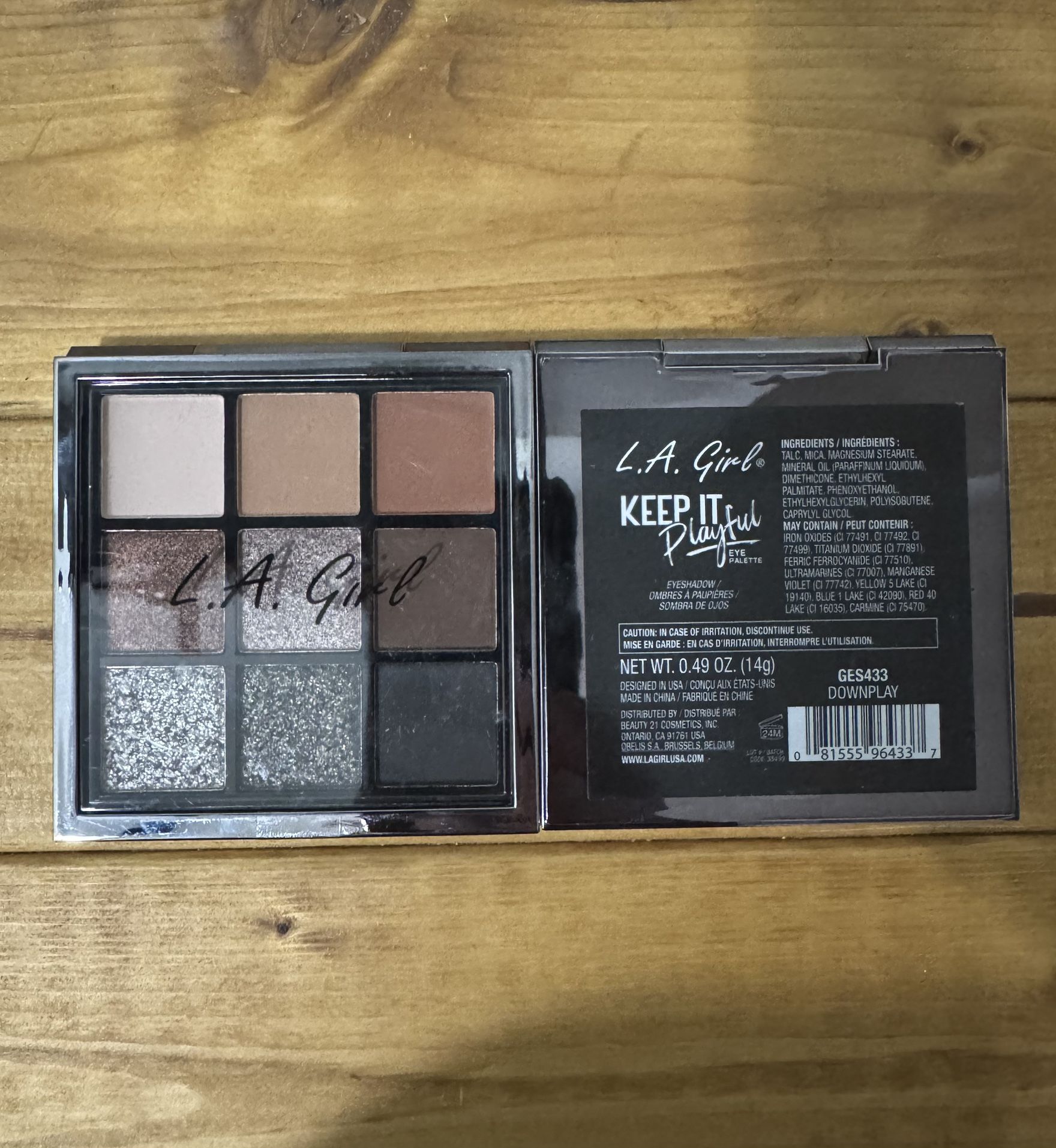 LA Girl - Downplay Eyeshadow Palettes, 2ct