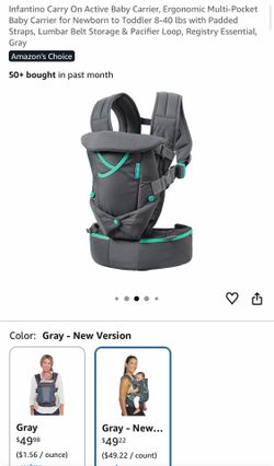 Infantino carry-on multi pocket carrier