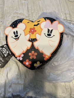 Mickey & Minnie Floral Ghost Glow Crossbody Bag