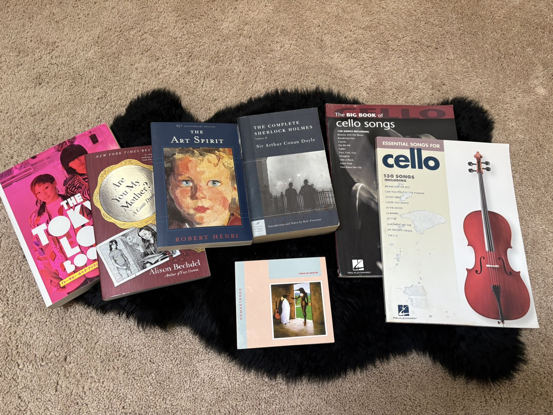 Everything For $5 Art Books, Cello Sheets and CD