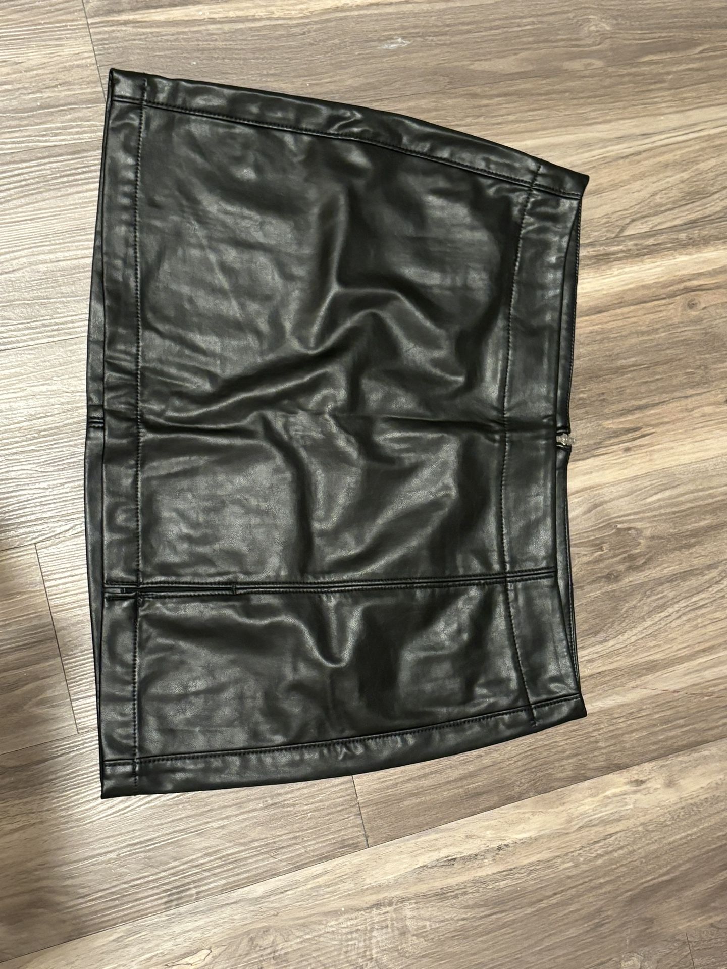 Mini Leather Skirt