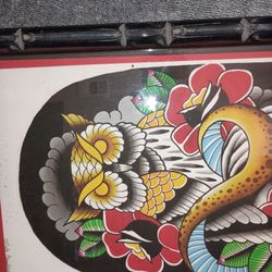 Myke Chamb Watercolor Print In Skateboard Art In A Frame