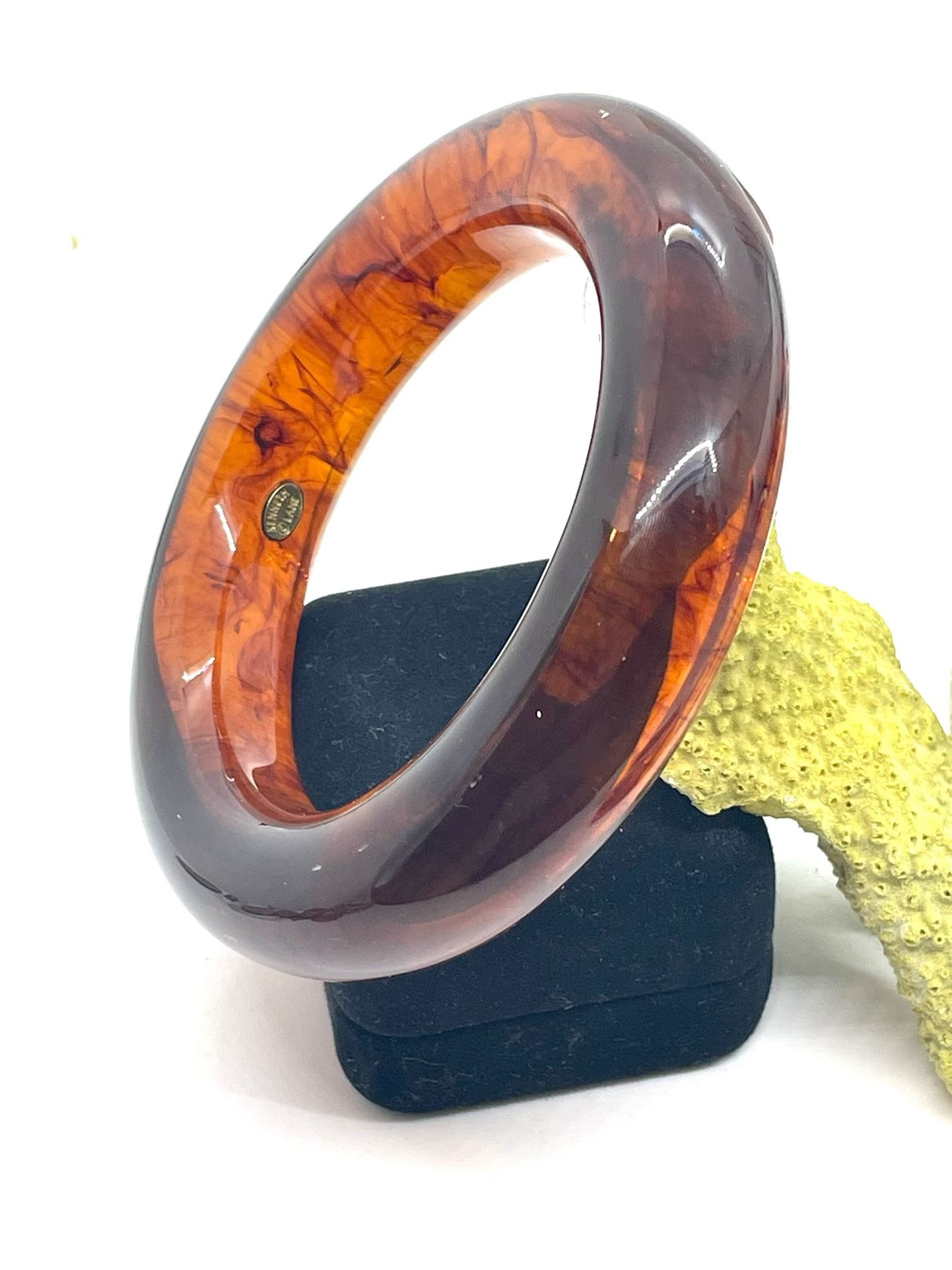 Kenneth Lane 8.5” Root Beer Bangle