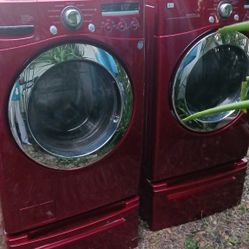LG Deluxe largest capacity front load washer and dryer