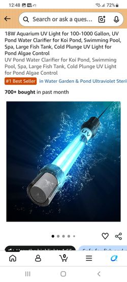 18W Submersible UV Water Clarifier Light