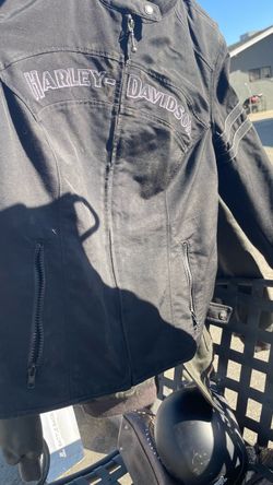 Harley-Davidson Black Textile Riding Jacket
