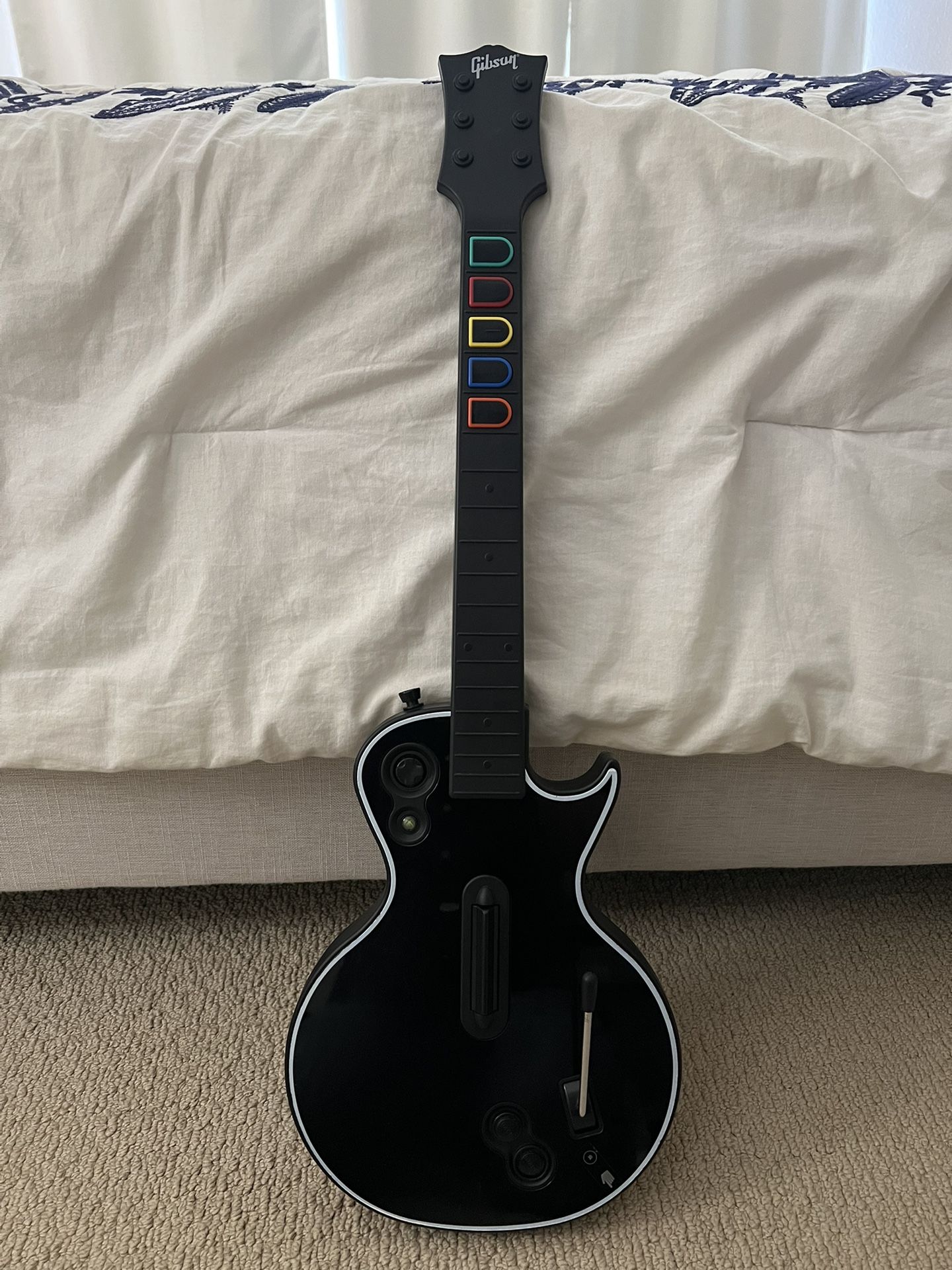 Xbox 360 Guitar Hero Wireless Controller Gibson Les Paul - Black