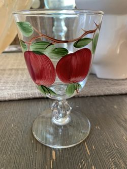 Franciscan Apple glassware