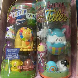 Easter eggs with candy