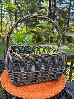 Rustic woven basket