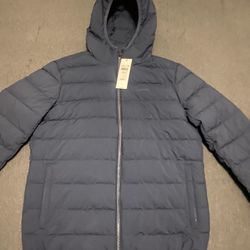 Brand New Calvin Klein Navy Blue Puffer Jacket