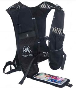 Running Vest for Women Men, Running Backpack Light weight With Touch Screen Phone Bag, for Hiking