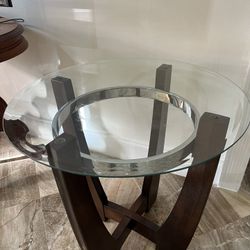 Round High End Table 