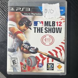 MLB Ps3 game 2012