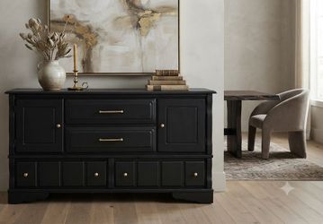 Black Statement Dresser-  60 Wide