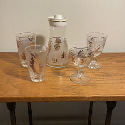Antique, Vintage Glass Set From The 1900’s