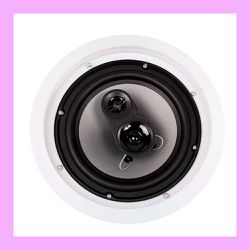 Acoustic Audio In-ceiling 8 In. Speaker Pair 3 Way Home Theater Bocina Parlante Cs-ic83
