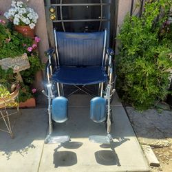 EXCEL MEDLINE ADULT WHEELCHAIR 22" INCH WIDTH 