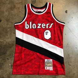 Bape × Mitchell & Ness "Blazers" Jersey Size Large 