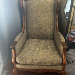 Paisley Wingback Chair