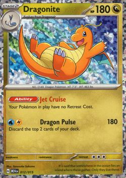 🐉 DRAGONITE 012/015 — Pokémon McDonald's Promos 2024 | Promo Holo Foil | 180 HP | UNGRADED