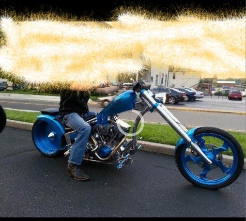 Motorcycle Custom Built Chopper Sell Or Trade