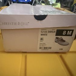 Little Girl White Dress Shoes 