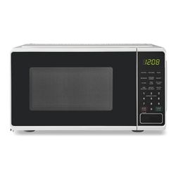 Mainstays 0.7 Cu ft Countertop Microwave Oven, 700 Watts, White