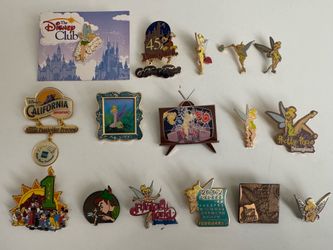 Disney Pins Majority of Tinker Bell 16 pins all for $90 firm
