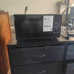 Black Microwave For $25
