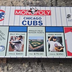 MONOPOLY Chicago CUBS Collector’s Edition (2005) Brand New & Factory Sealed!!