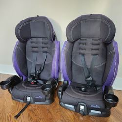 2 Evenflo Chase Harnessed Booster, Jasmin